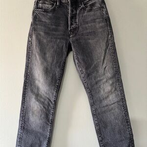Mother Superior High Waisted Hiker Hoover Black Jeans Size 24